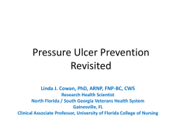 Pressure Ulcer Prevention Revisited