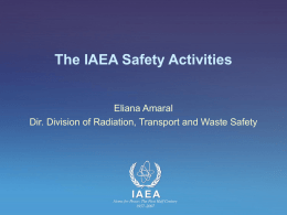 IAEA SAFETY STANDARDS