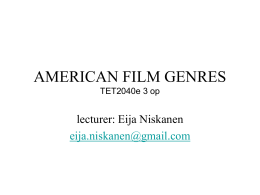 AMERICAN FILM GENRES TET2040e 3 op