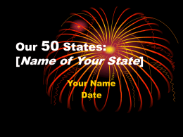 Our 50 States - FCPS Curriculum, Instruction and Assessment