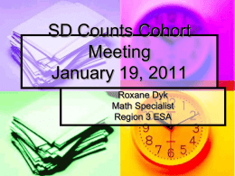 SD Counts Session #10