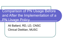 Comparison of PN Usage Before and After the Implementation