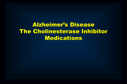 Current Management of Alzheimer’s Disease