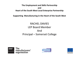The Employment and Skills Partnership and Heart of the