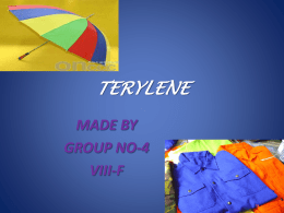 TERYLENE - PBworks
