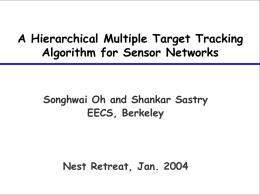 A Hierarchical Multiple Target Tracking Algorithm for