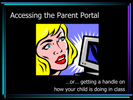 Accessing the Parent Portal - Merced City School District
