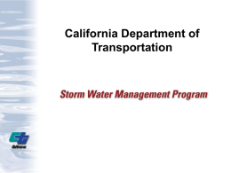 SCOE-SCOD, Winters, CA, Stormwater Mgmt