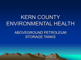 APSA, SPCCs and YOU - Kern County, California