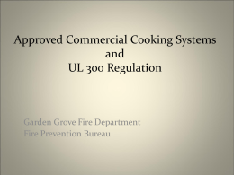 Commercial Cooking Systems