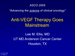 Challenges in translating anti-angiogenic therapy from the