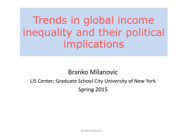 Global income inequality: the past two centuries and the