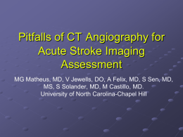 Pitfall of CT Angiography for Acute Stroke Imaging