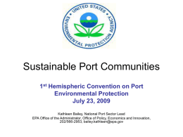 Sustainable Ports - Organization of American States