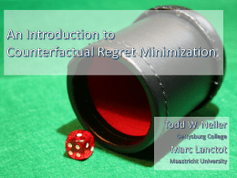 An Introduction to Counterfactual Regret Minimization