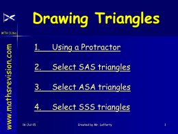 Chapter 14 - Drawing Triangles