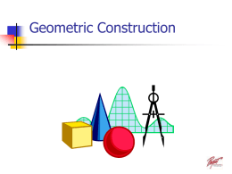 Geometric Construction - Lancaster High School