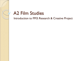 A2 Film Studies - Andreasmedia's Weblog