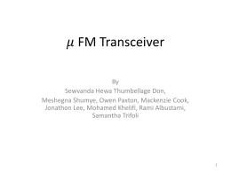 μ FM Transceiver