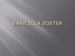 Varicella zoster - FM Faculty Web Pages