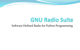 GNU Radio Companion (GRC)