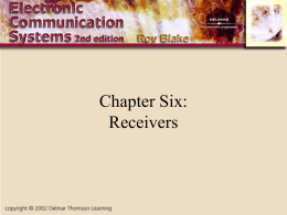 Chapter Six: Receivers