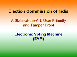 Electronic voting Machine