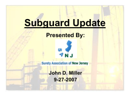 Subguard Update: Program Changes
