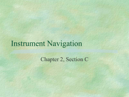 Instrument Navigation - Kansas State University