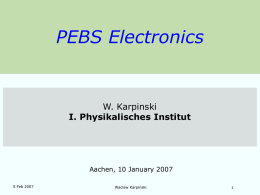 PEBS- Electronics