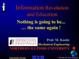 Information Revolution and Education