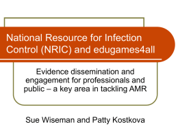 National Resource for Infection Control (NRIC)