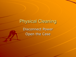 Physical Cleaning