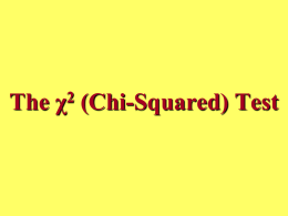 Chi-square test or c2 test