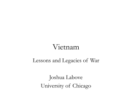 Vietnam - University of Chicago