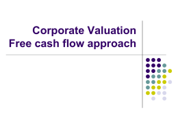 Financial Forecasting and Corporate Valuation