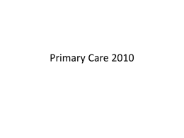 Primary Care 2010