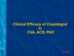 Clopidogrel in the long-term management of patients at