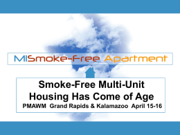 Smoke-Free Properties - The Center for Social Gerontology