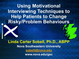 Using Motivational Interviewing Techniques to Help