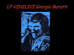 LP VINILICI - Giorgio Buratti