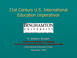 21st Century US International Educ Imperatives