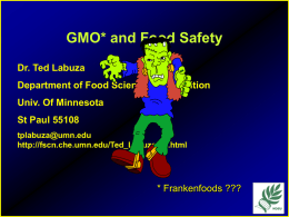 The Issue - Food Safety Information