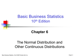 Basic Business Statistics, 10/e