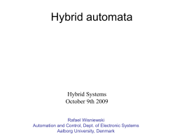 Hybrid automata and temporal logics
