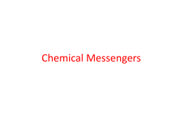 Chemical Messengers - IUST Dentistry