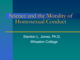 Homosexuality: Research & Clinical Application