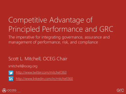 OCEG GRC Fundamentals - Financial Executives