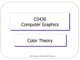 CS430 Computer Graphics - Computer Science | Winona State
