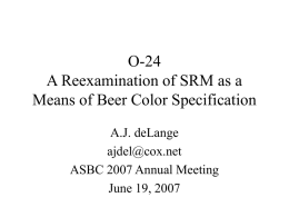 SRM Color Revisited